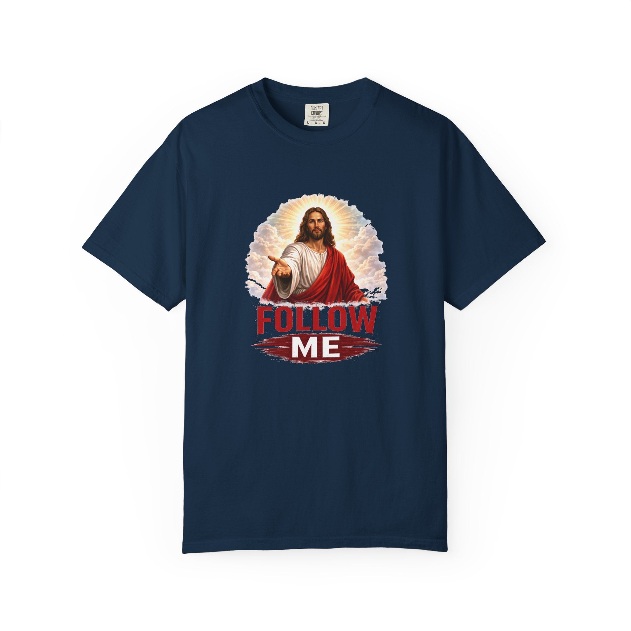 Unisex - Follow Me Jesus T-Shirt — "Red Letters Matter" (Matthew 4:19)