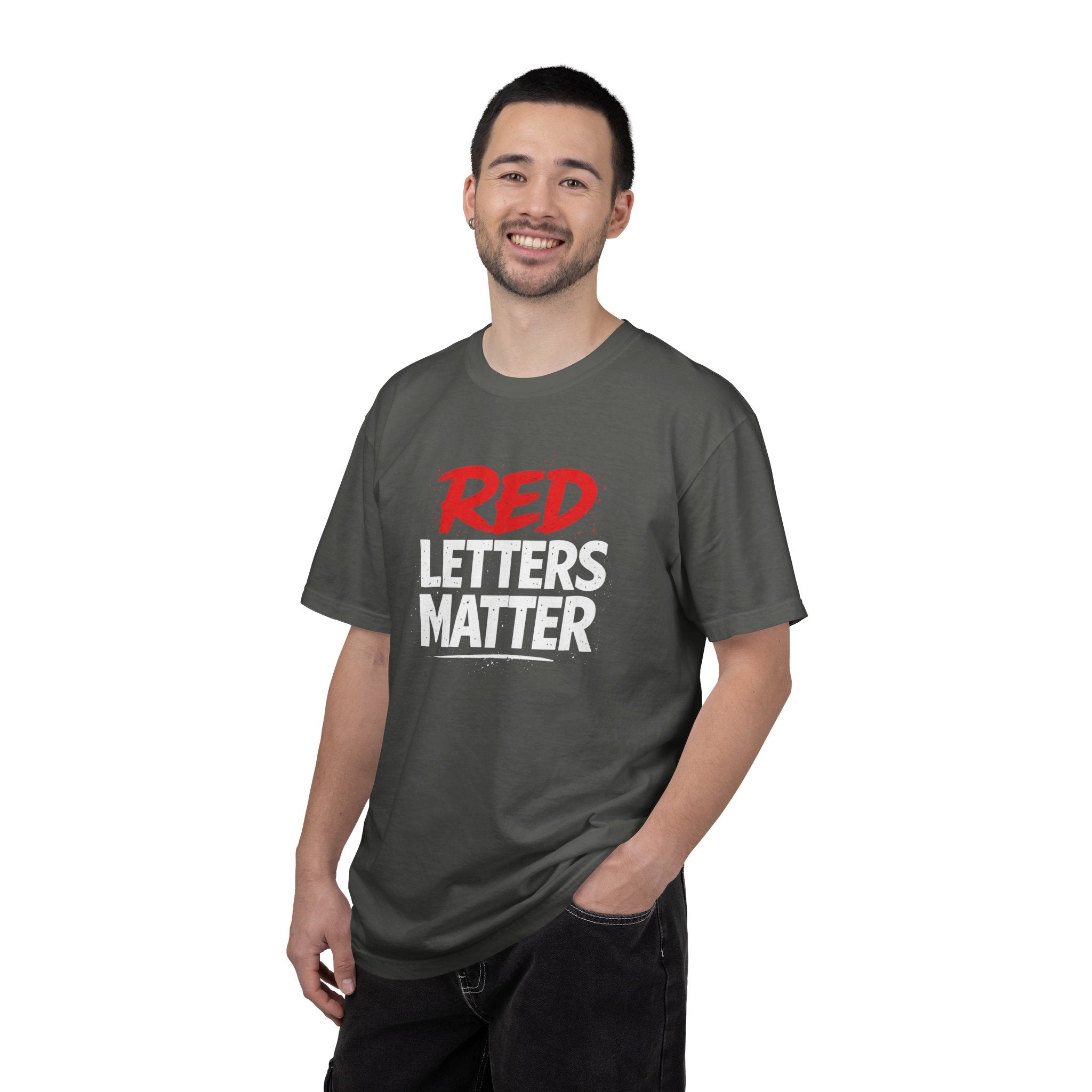 Red Letters Matter - Matthew 5:16 - Inspirational T-Shirt — Unisex Comfort Colors Tee