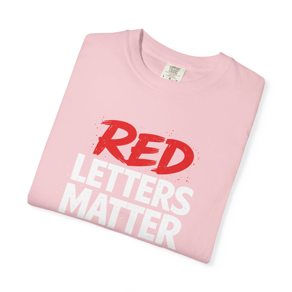 Red Letters Matter - Matthew 5:16 - Inspirational T-Shirt — Unisex Comfort Colors Tee