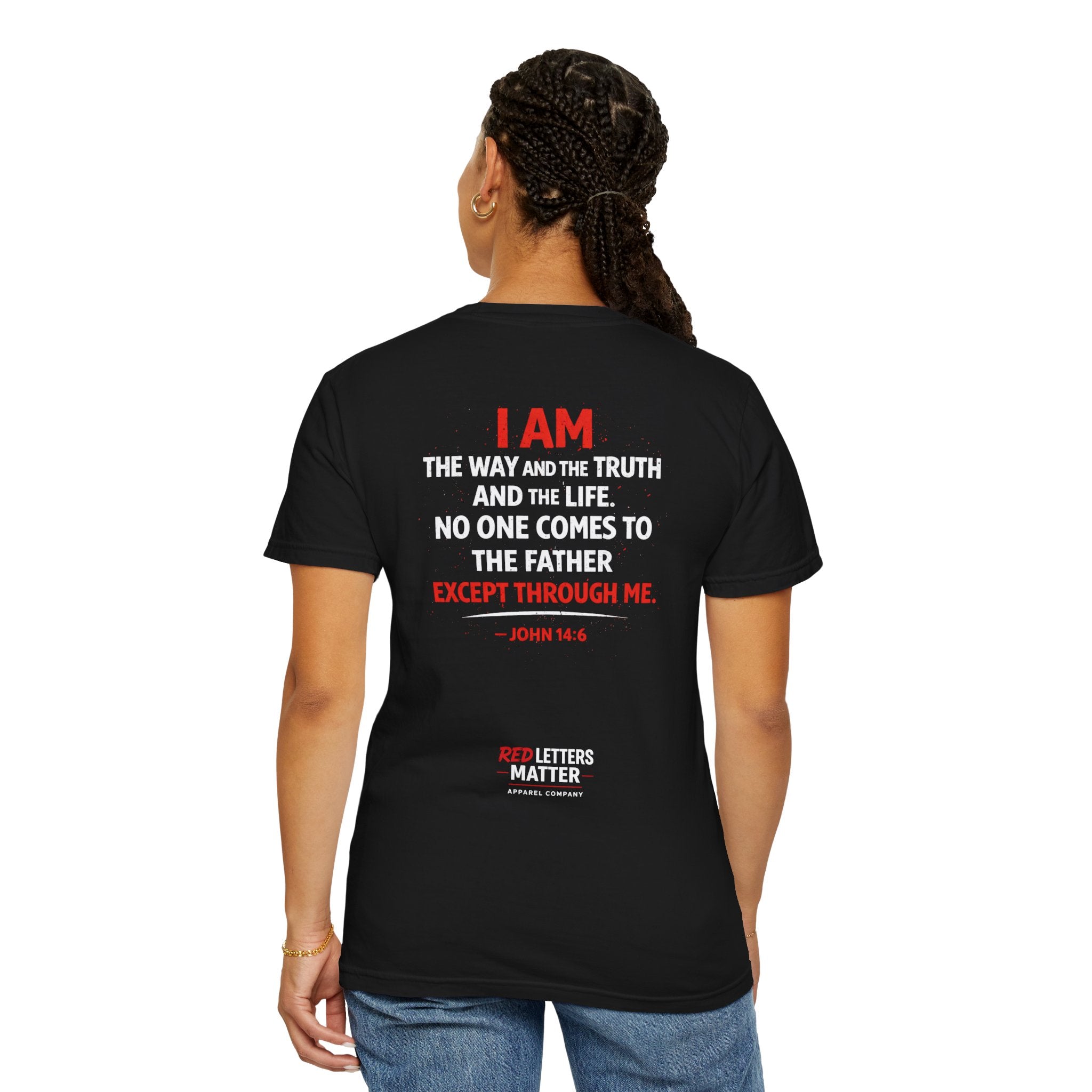Red Letters Matter T-Shirt — John 14:6 - Unisex Comfort Colors Tee
