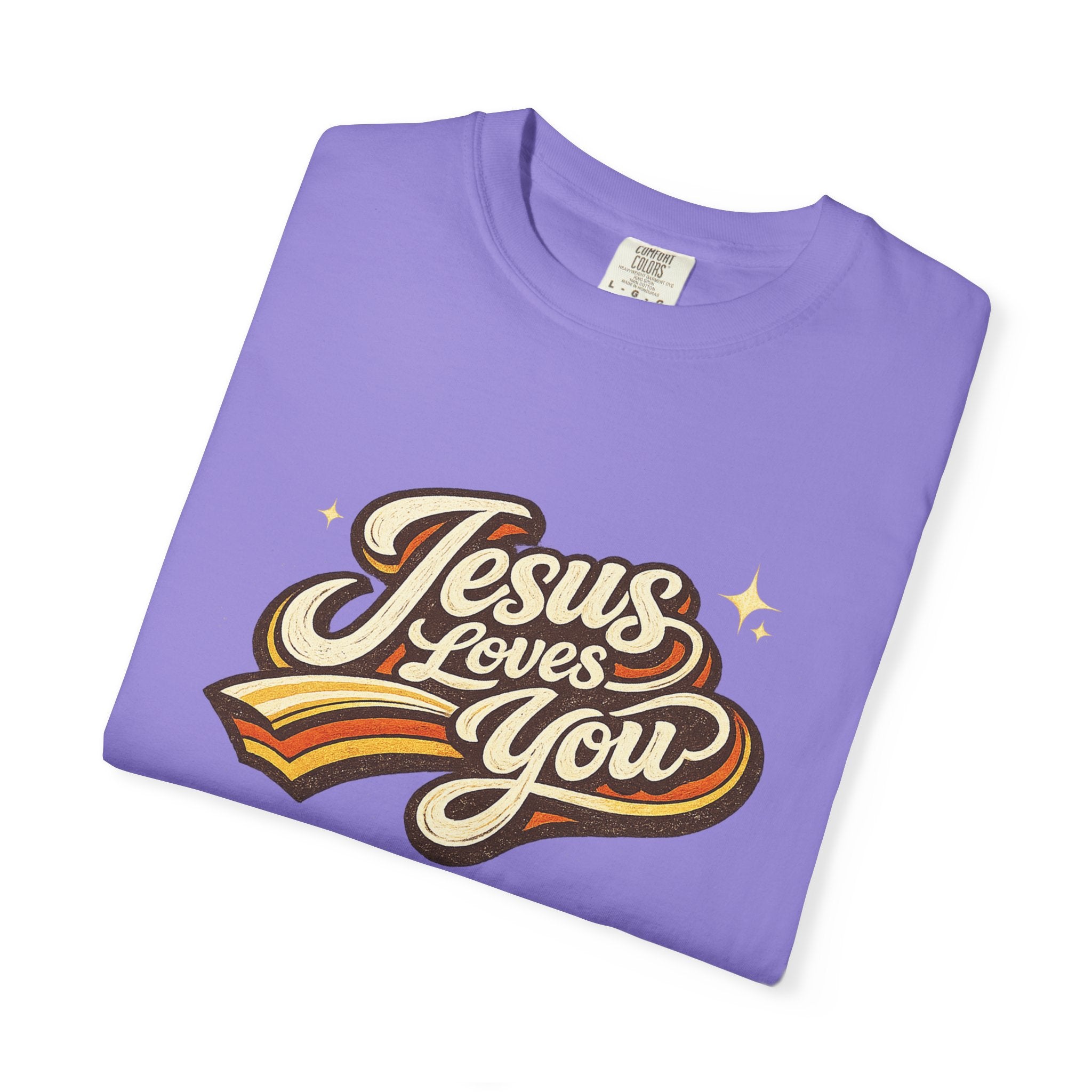 Unisex - Jesus Loves You "Love One Another" Comfort Colors T-Shirt