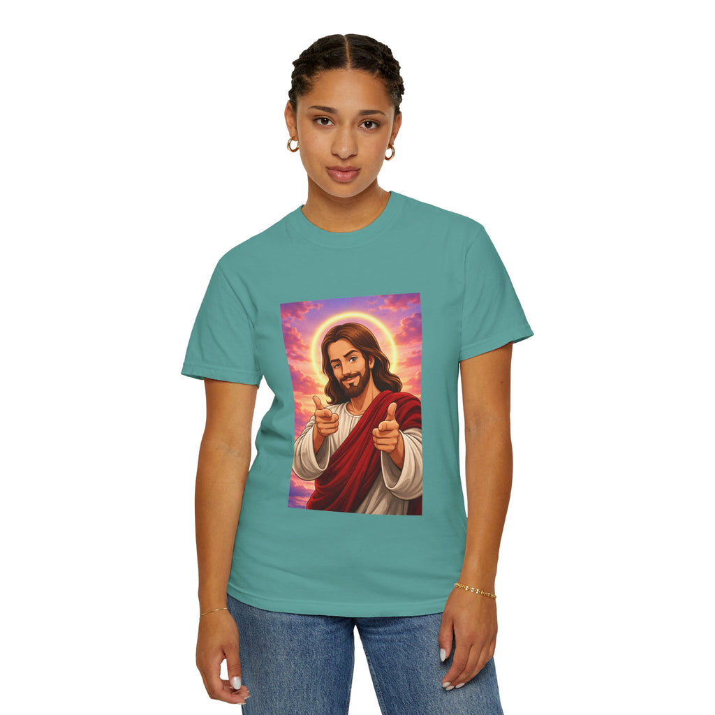Jesus Pointing "Later you will understand"  — John 13:7 - Unisex Comfort Colors Tee