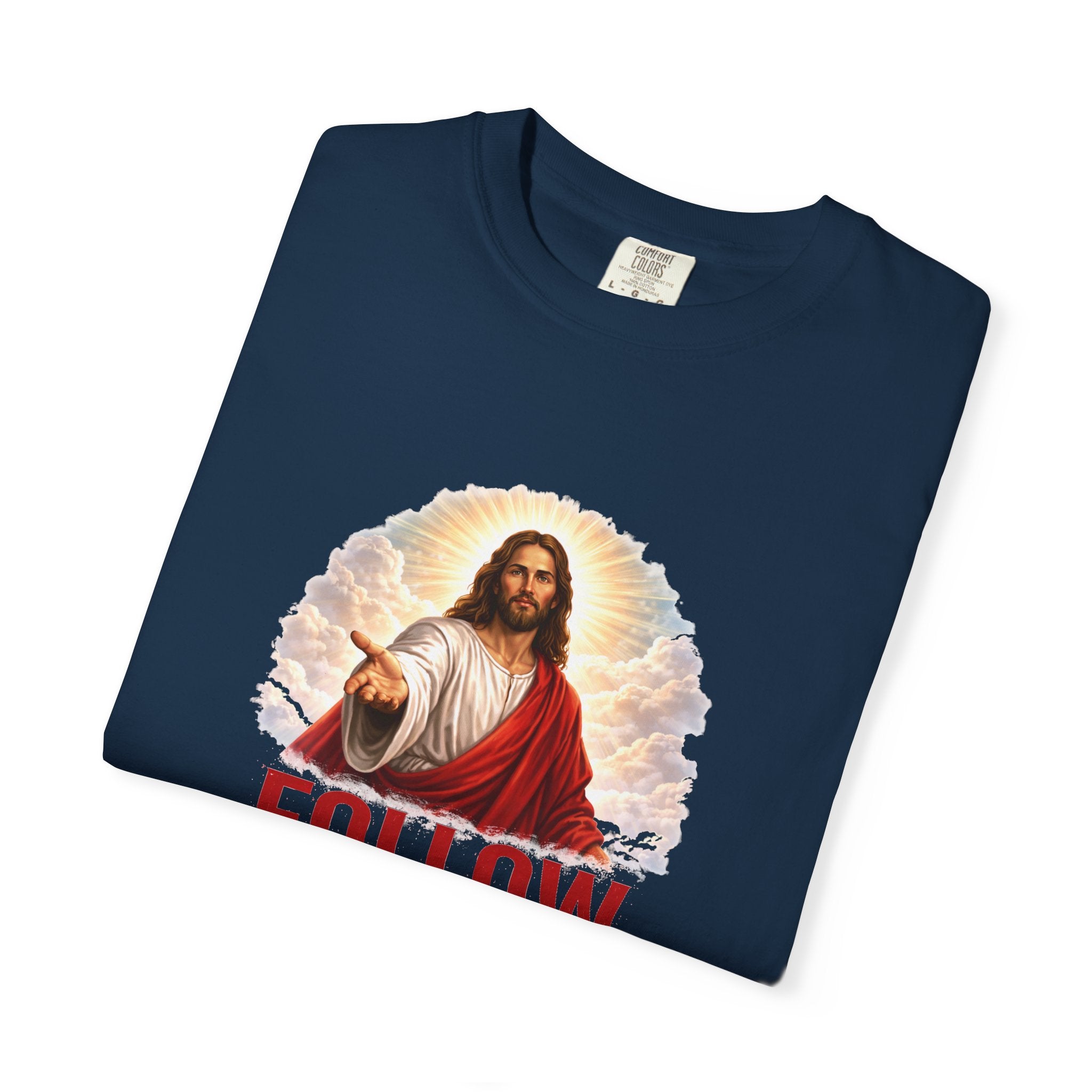 Unisex - Follow Me Jesus T-Shirt — "Red Letters Matter" (Matthew 4:19)