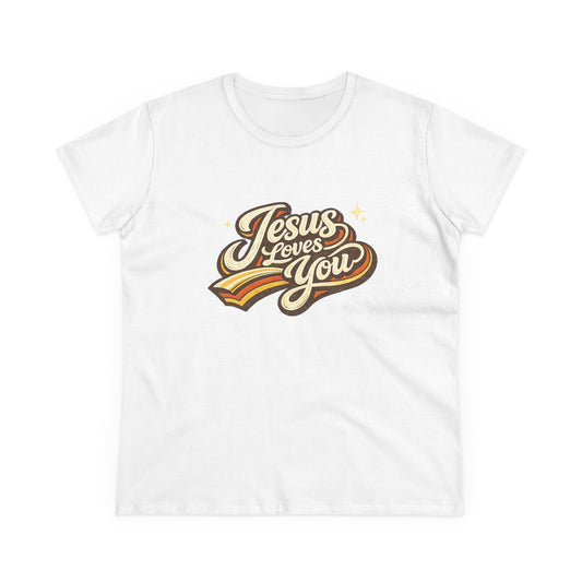 Jesus Loves You "Love One Another" Women's T-Shirt