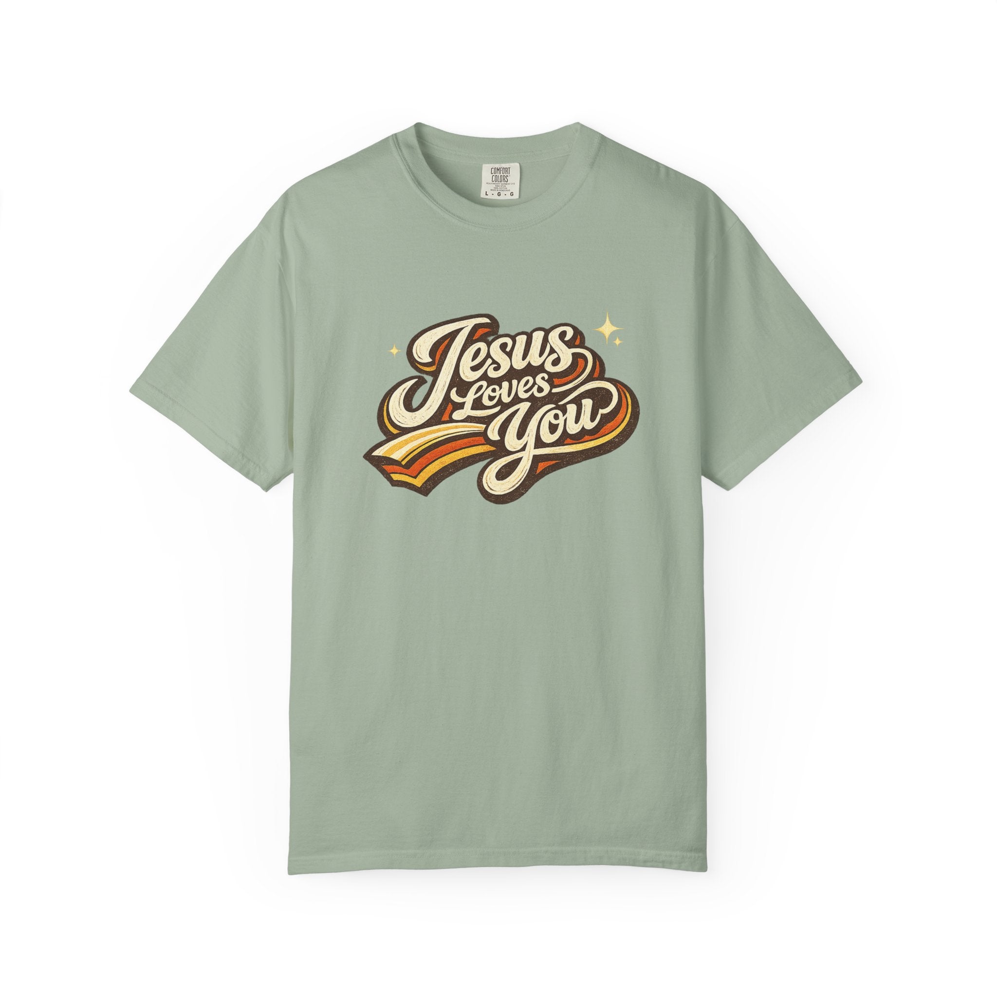 Unisex - Jesus Loves You "Love One Another" Comfort Colors T-Shirt