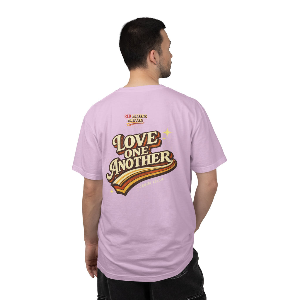 Unisex - Jesus Loves You "Love One Another" Comfort Colors T-Shirt