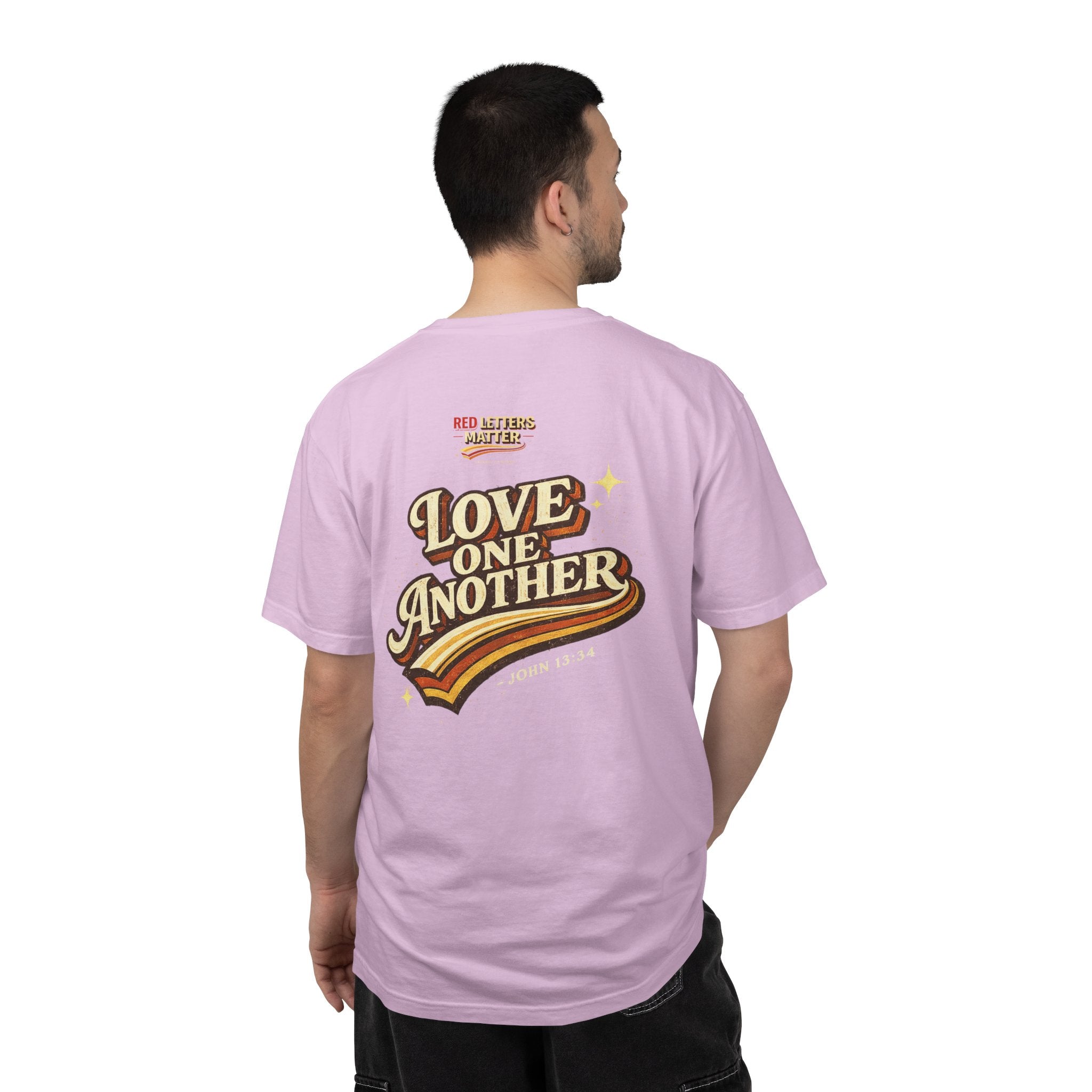 Unisex - Jesus Loves You "Love One Another" Comfort Colors T-Shirt