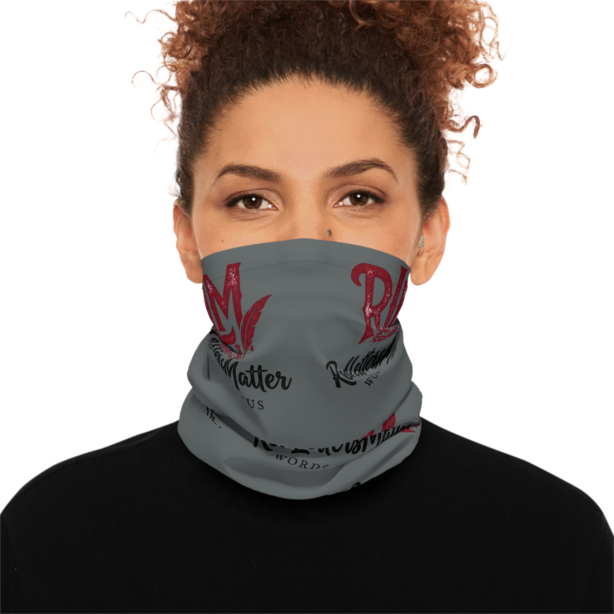 Christian 'Red Letters Matter' Neck Gaiter – Lightweight Faith Face Covering