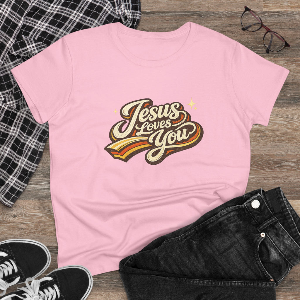 Women's - Jesus Loves You "Love One Another" Gildan T-Shirt
