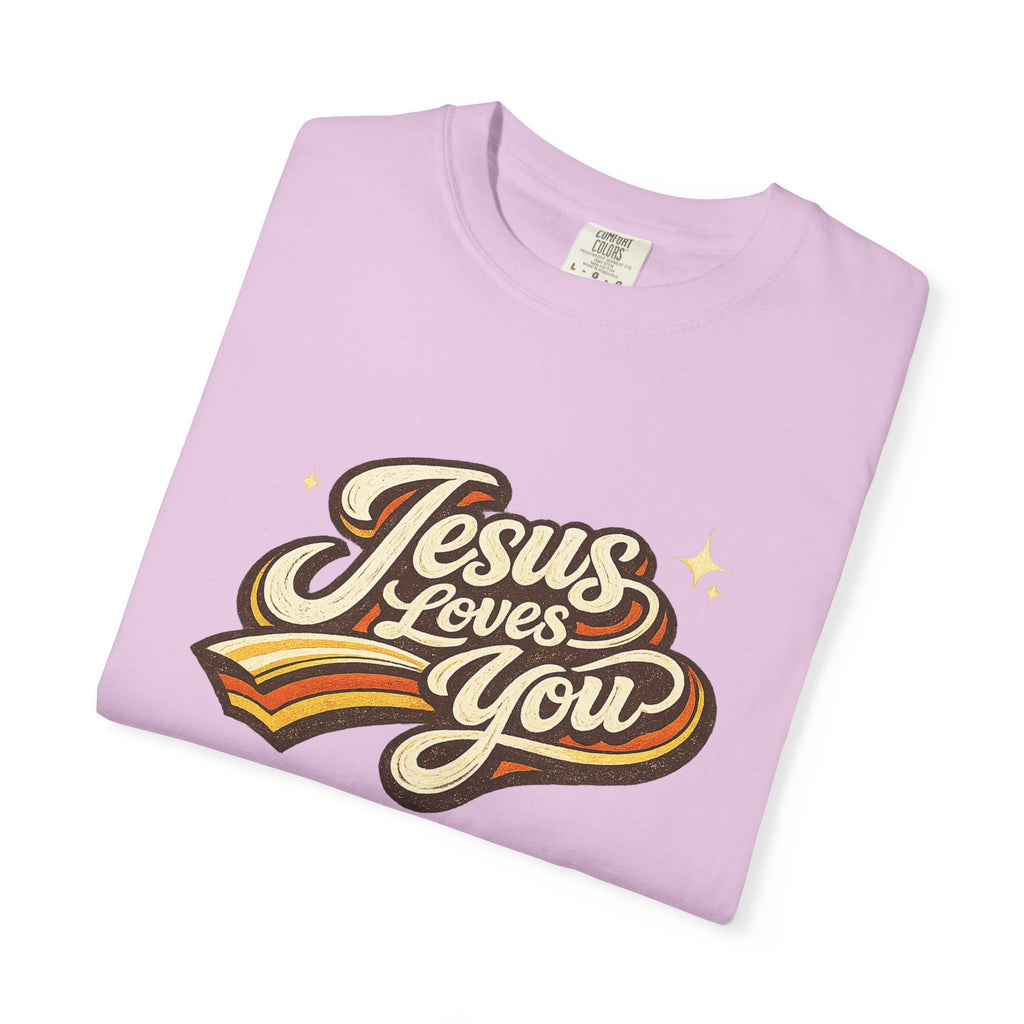 Unisex - Jesus Loves You "Love One Another" Comfort Colors T-Shirt