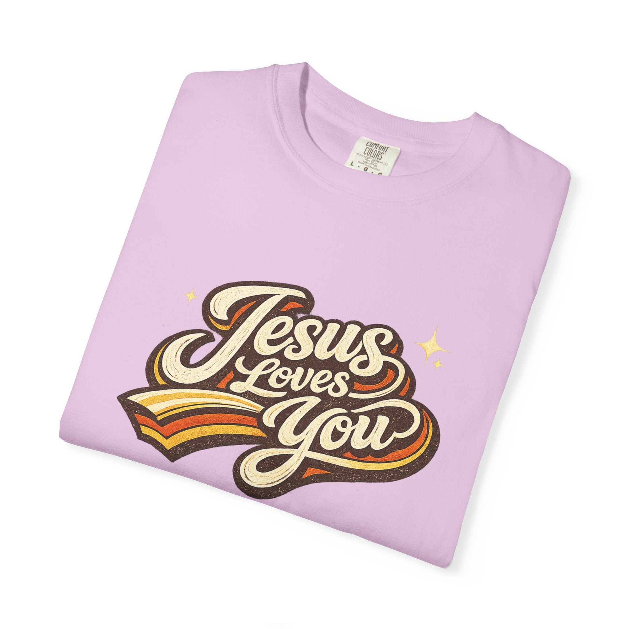 Unisex - Jesus Loves You "Love One Another" Comfort Colors T-Shirt