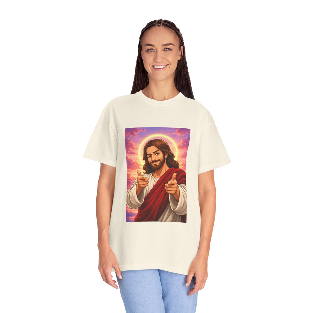 Jesus Pointing "Later you will understand"  — John 13:7 - Unisex Comfort Colors Tee