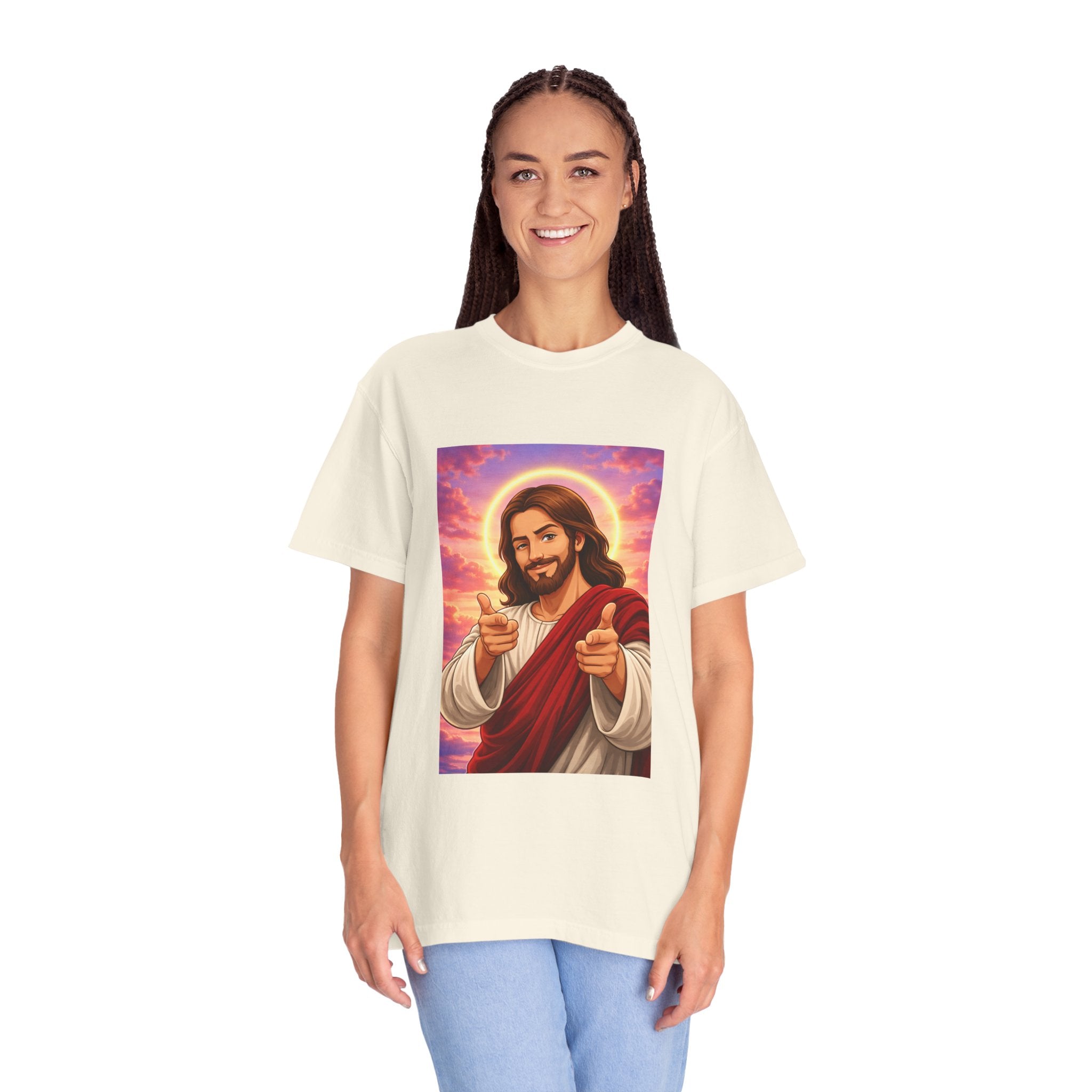Jesus Pointing "Later you will understand"  — John 13:7 - Unisex Comfort Colors Tee