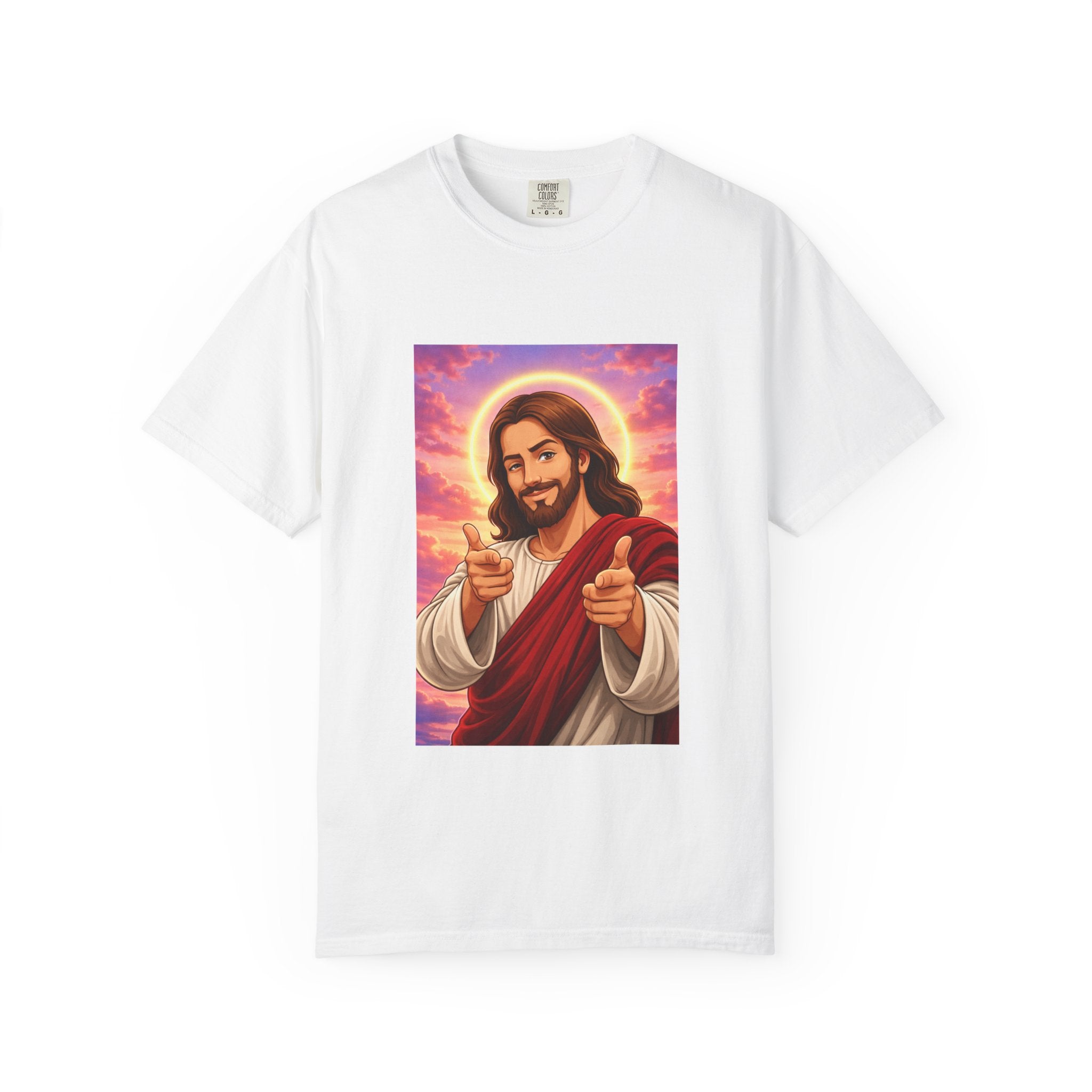 Jesus Pointing "Later you will understand"  — John 13:7 - Unisex Comfort Colors Tee