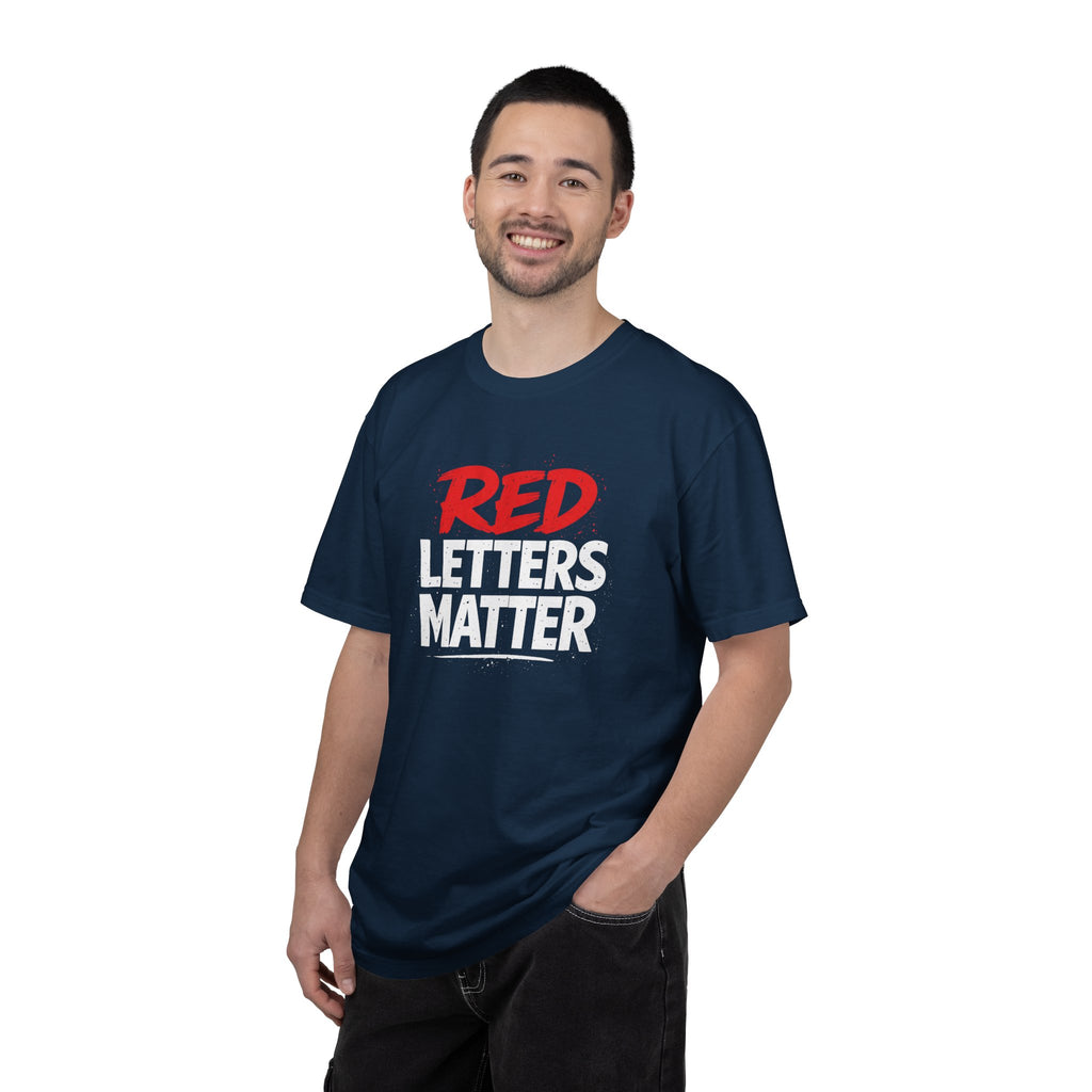 Red Letters Matter - Matthew 5:16 - Inspirational T-Shirt — Unisex Comfort Colors Tee