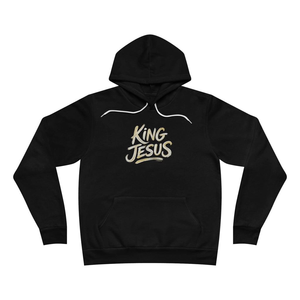 King Jesus Hoodie — "All Hail King Jesus" Bella Canvas Pullover Christian Hoodie