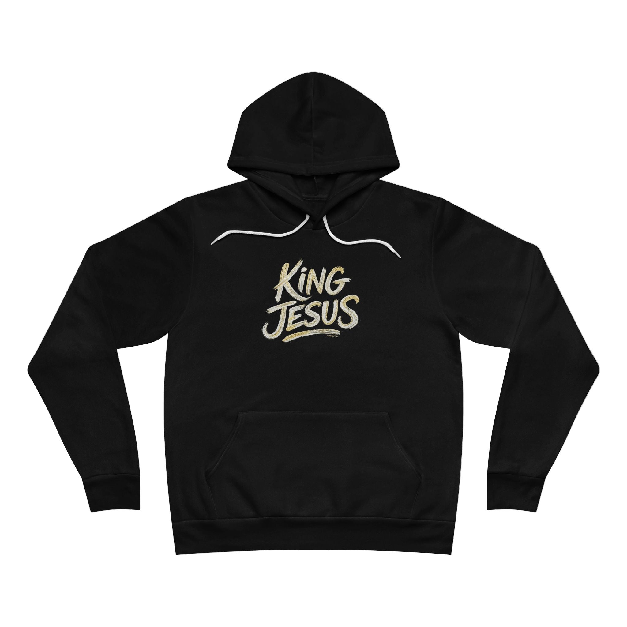 King Jesus Hoodie — "All Hail King Jesus" Bella Canvas Pullover Christian Hoodie