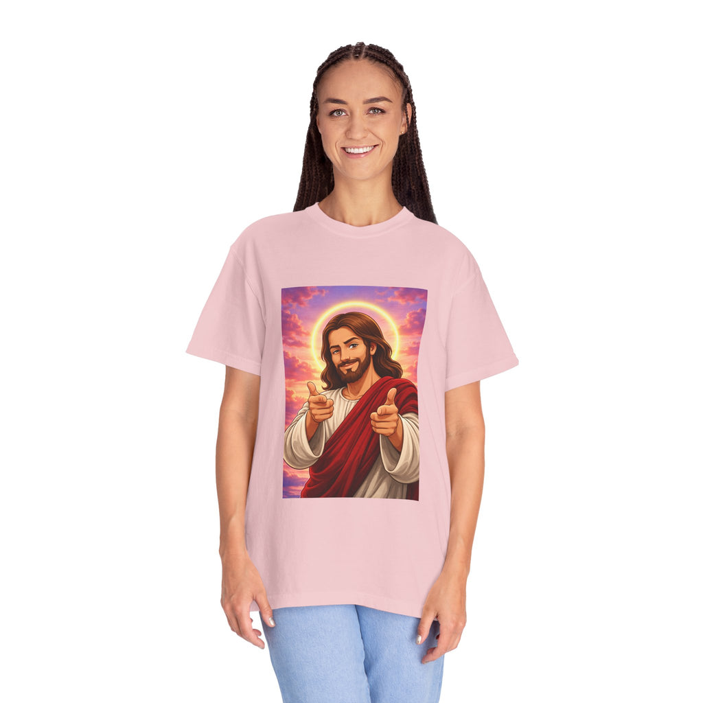 Jesus Pointing "Later you will understand"  — John 13:7 - Unisex Comfort Colors Tee