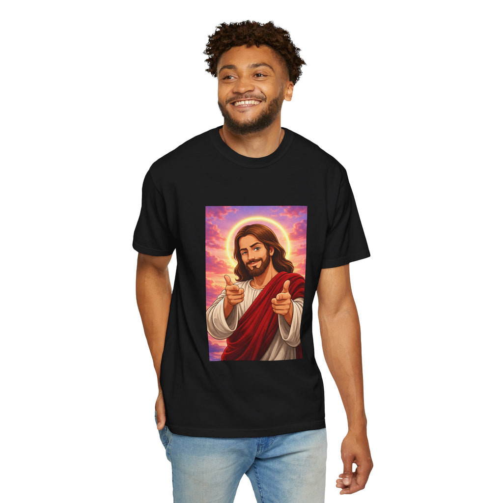 Jesus Pointing "Later you will understand"  — John 13:7 - Unisex Comfort Colors Tee