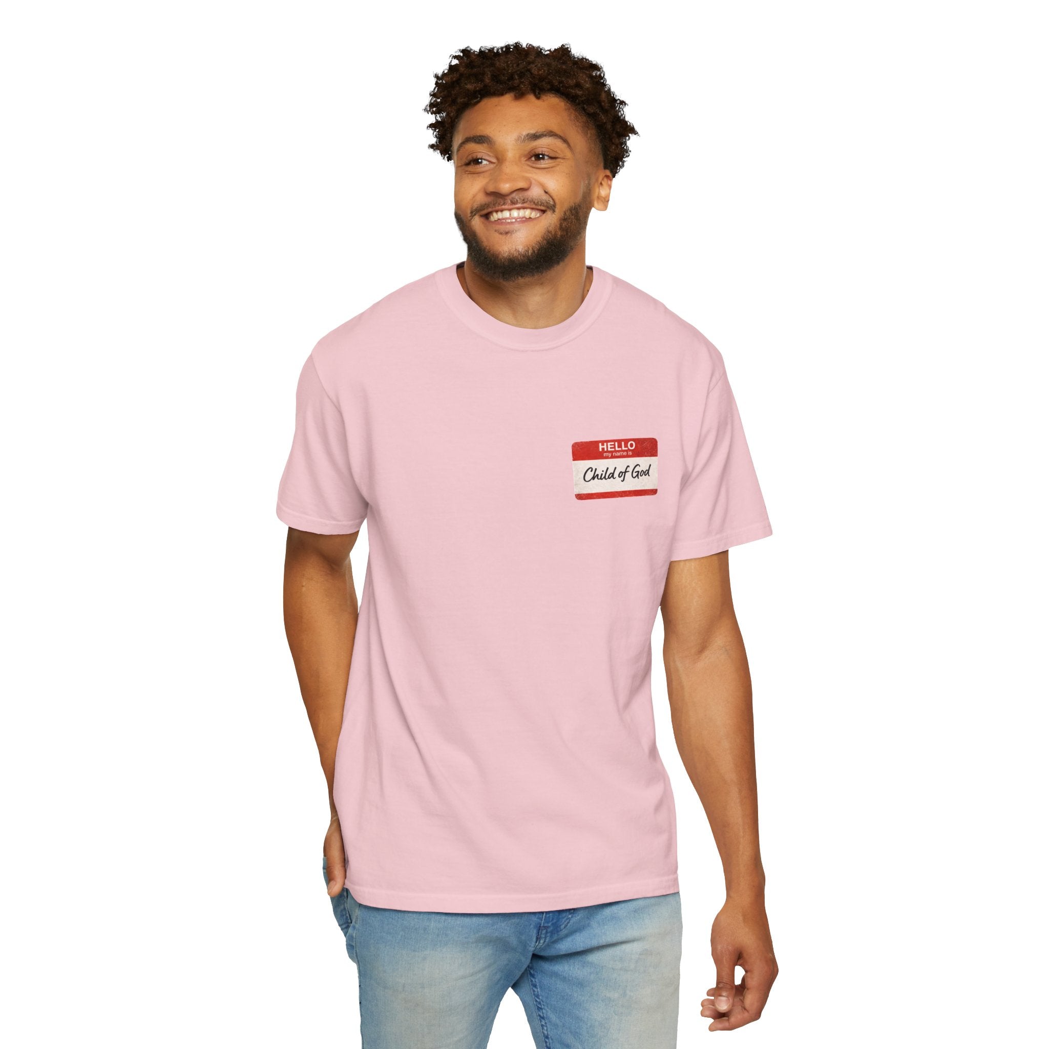 Red Letters Matter — "Child of God" - 1 John 3:1 - Comfort Colors Tee