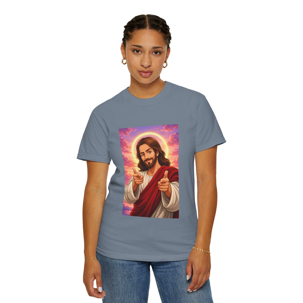 Jesus Pointing "Later you will understand"  — John 13:7 - Unisex Comfort Colors Tee
