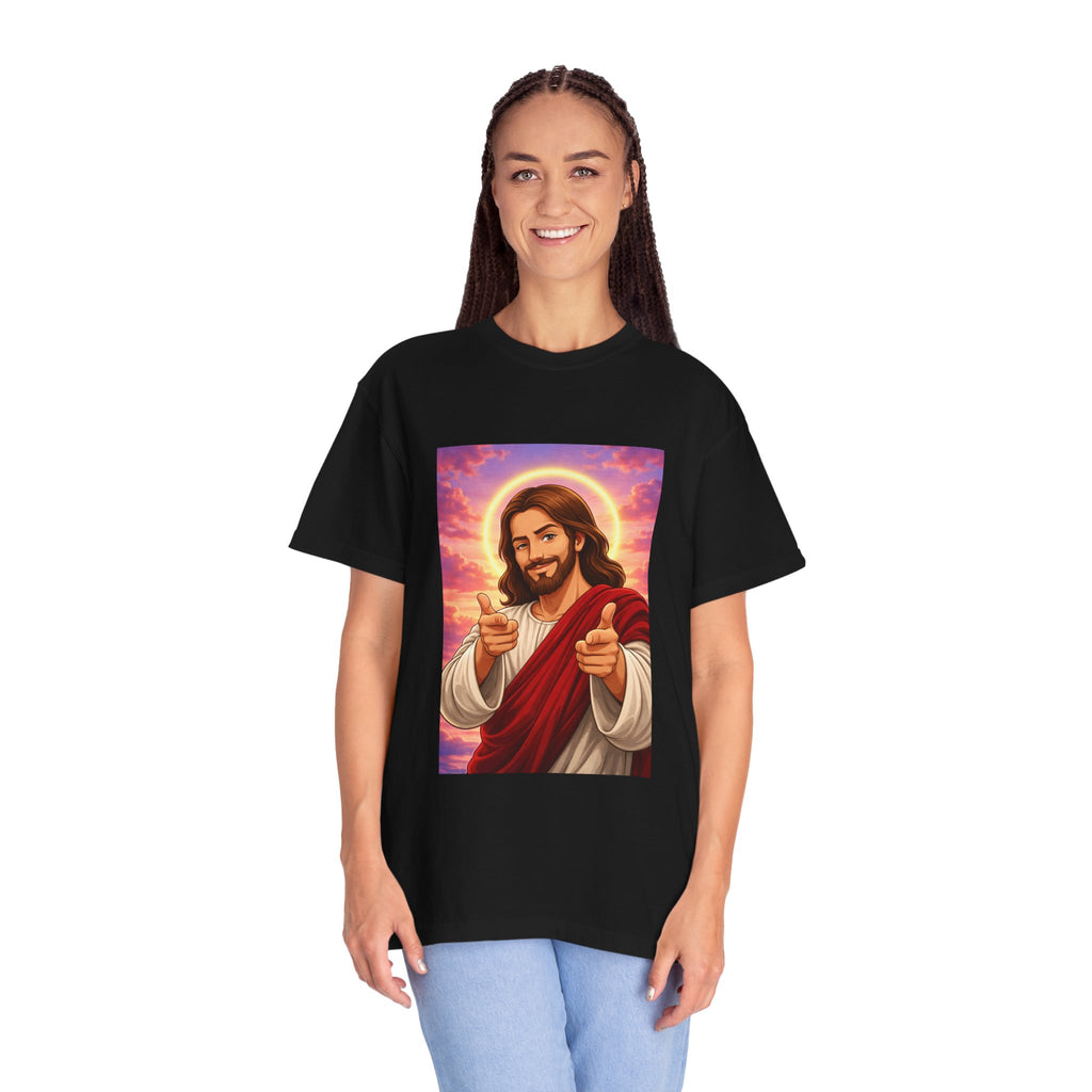 Jesus Pointing "Later you will understand"  — John 13:7 - Unisex Comfort Colors Tee