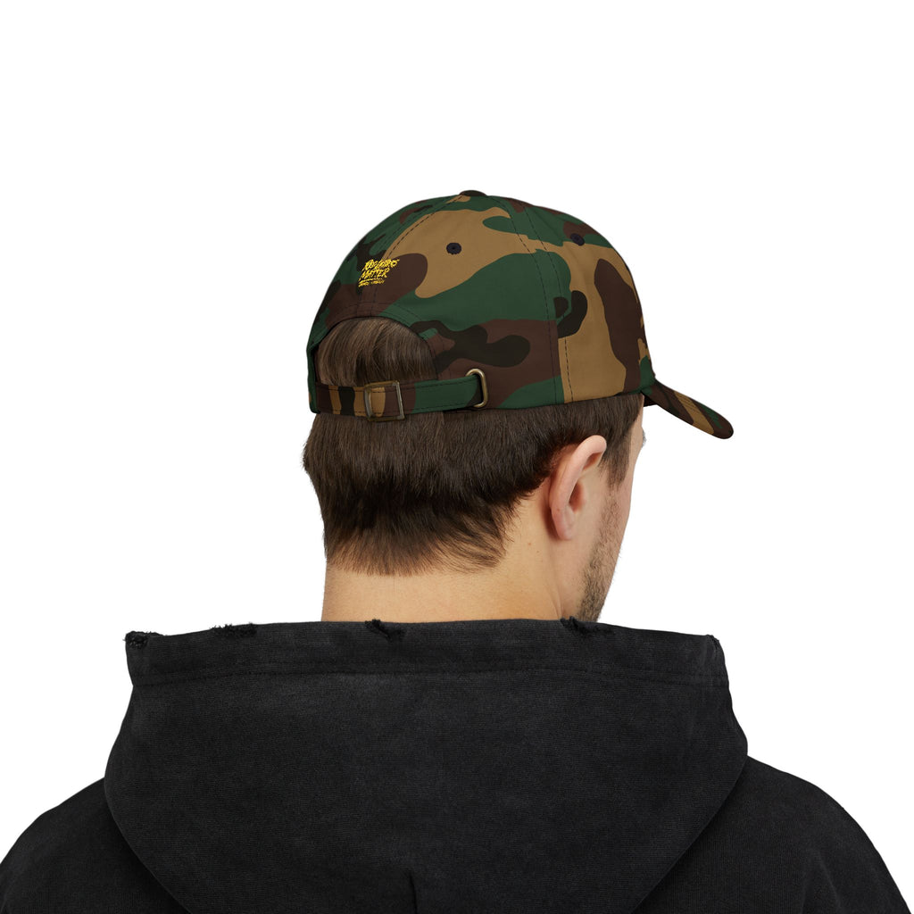 Camo Dad Cap — "King Jesus" Embroidered Christian Baseball Hat
