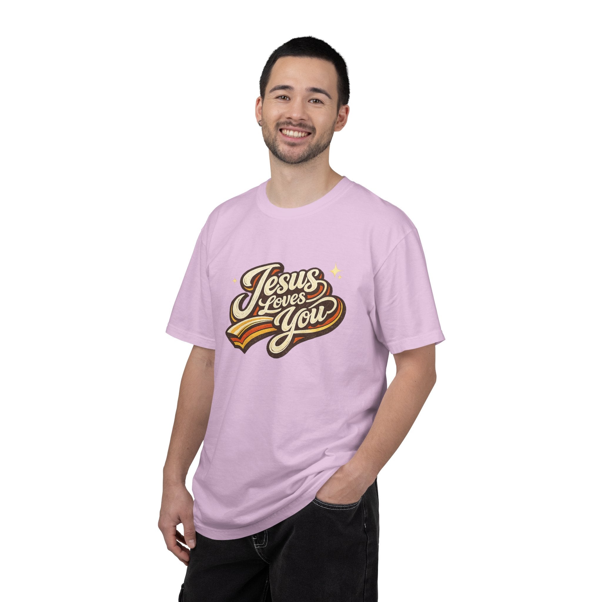 Unisex - Jesus Loves You "Love One Another" Comfort Colors T-Shirt