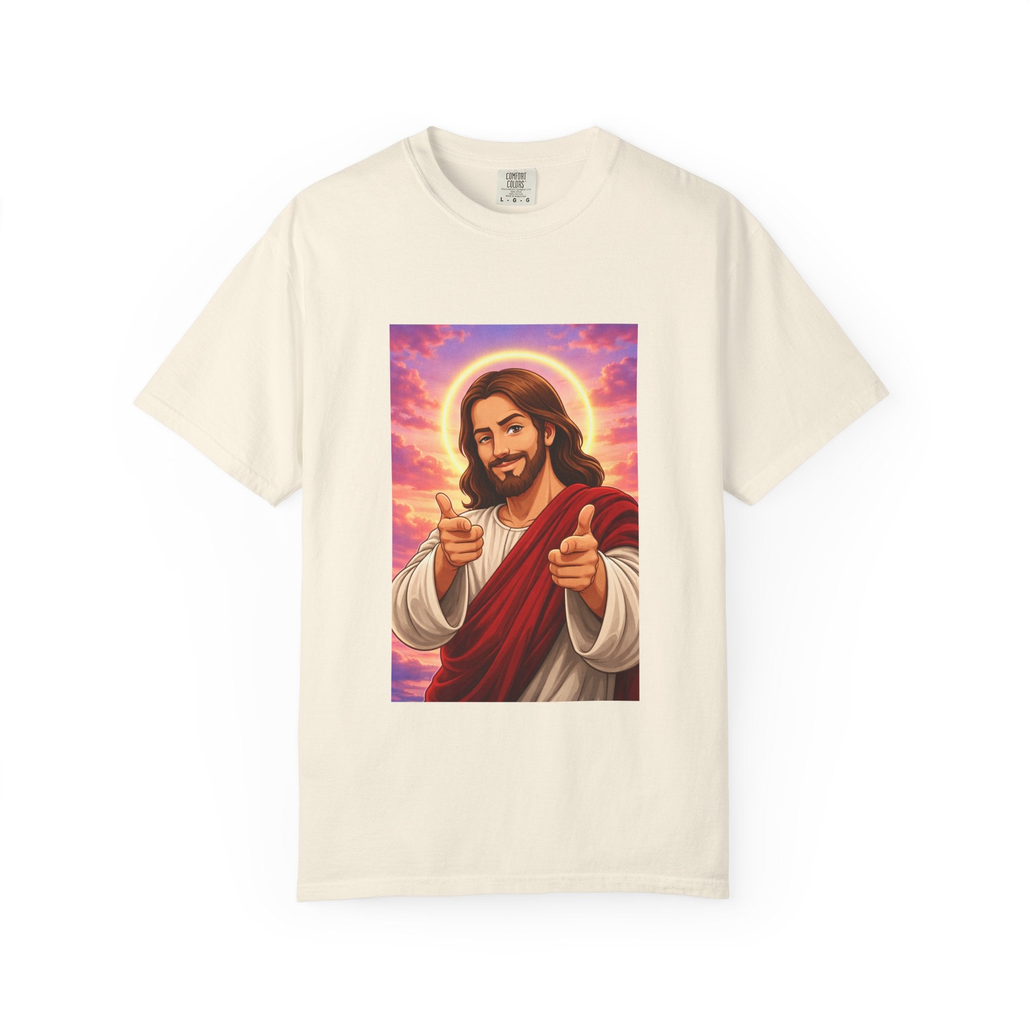 Jesus Pointing "Later you will understand"  — John 13:7 - Unisex Comfort Colors Tee