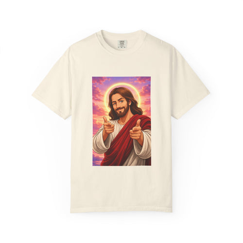 Jesus Pointing "Later you will understand"  — John 13:7 - Unisex Comfort Colors Tee