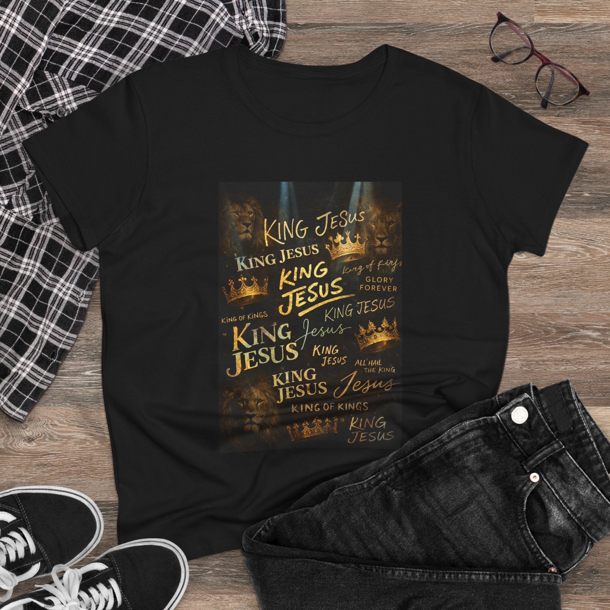 Women's King of Kings — Revelation 19:16 Gildan Tee