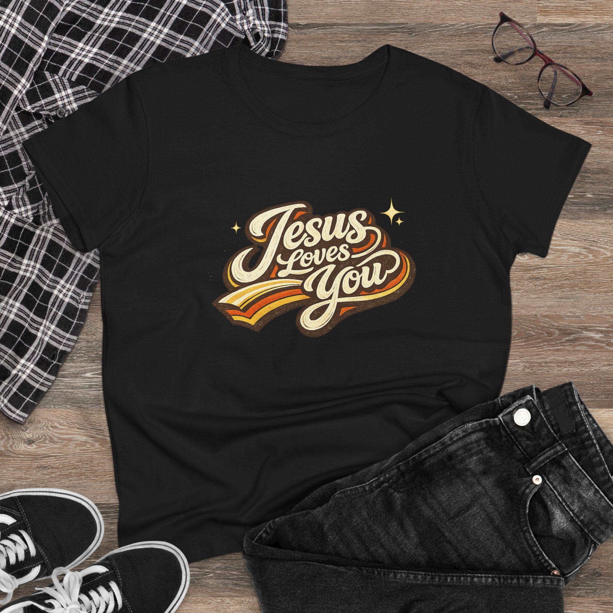 Women's - Jesus Loves You "Love One Another" Gildan T-Shirt