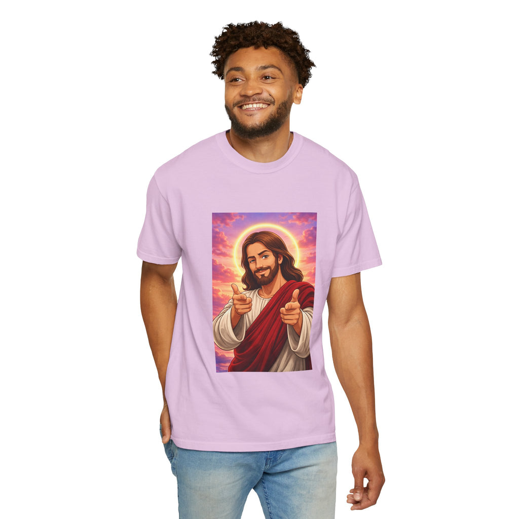 Jesus Pointing "Later you will understand"  — John 13:7 - Unisex Comfort Colors Tee