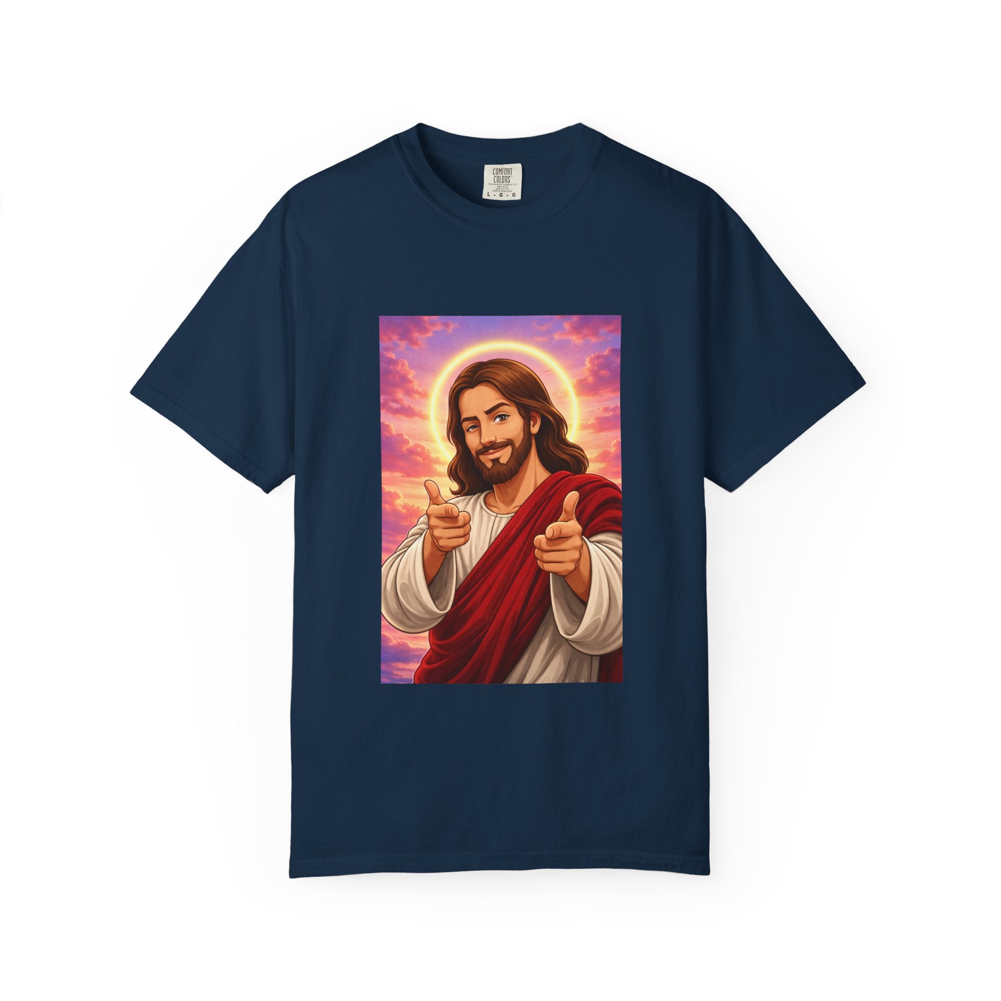 Jesus Pointing "Later you will understand"  — John 13:7 - Unisex Comfort Colors Tee
