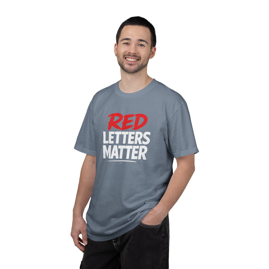 Red Letters Matter — Matthew 5:44 "Love Your Enemies" - Comfort Colors Tee