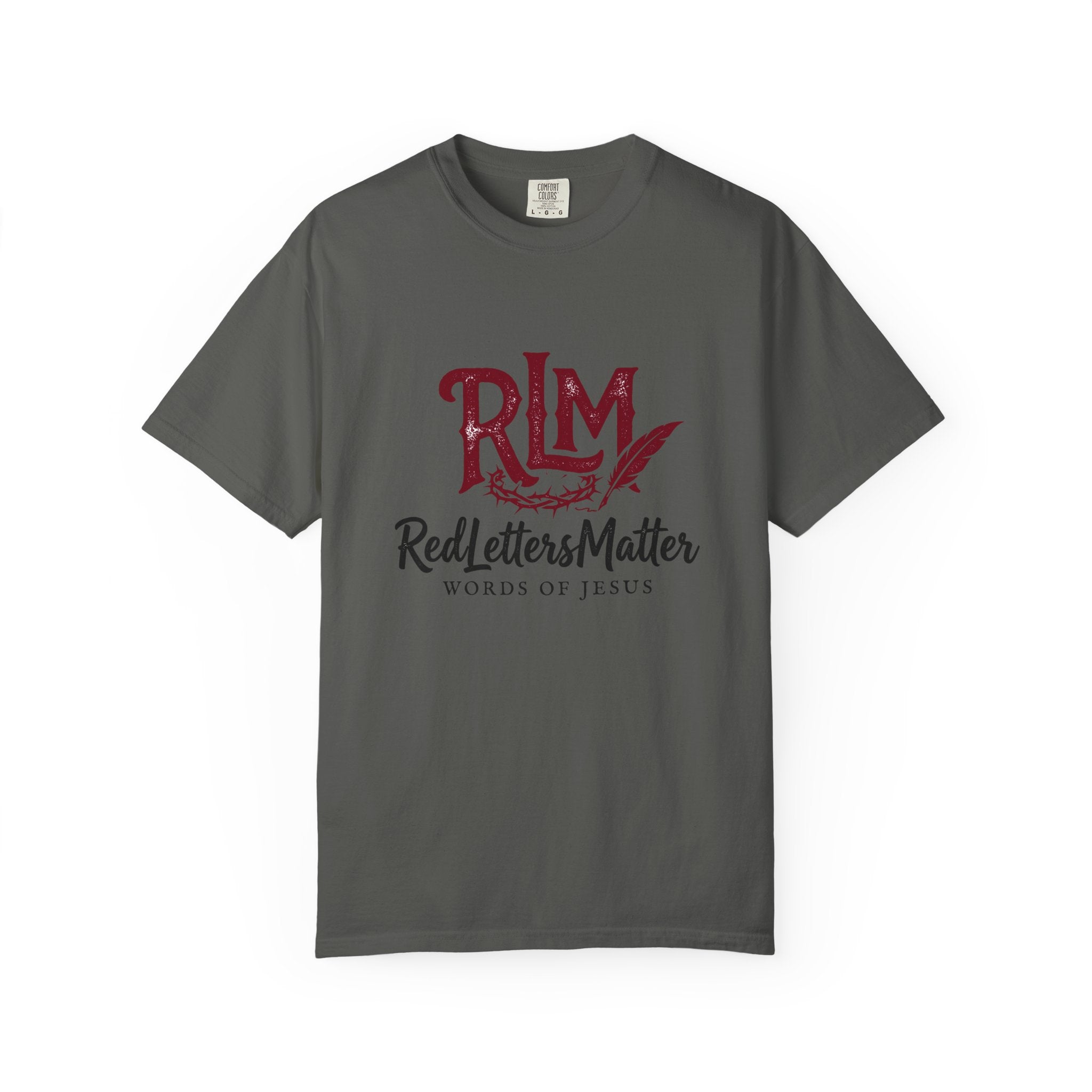 Red Letters Matter - John 3:16 Comfort Colors Tee