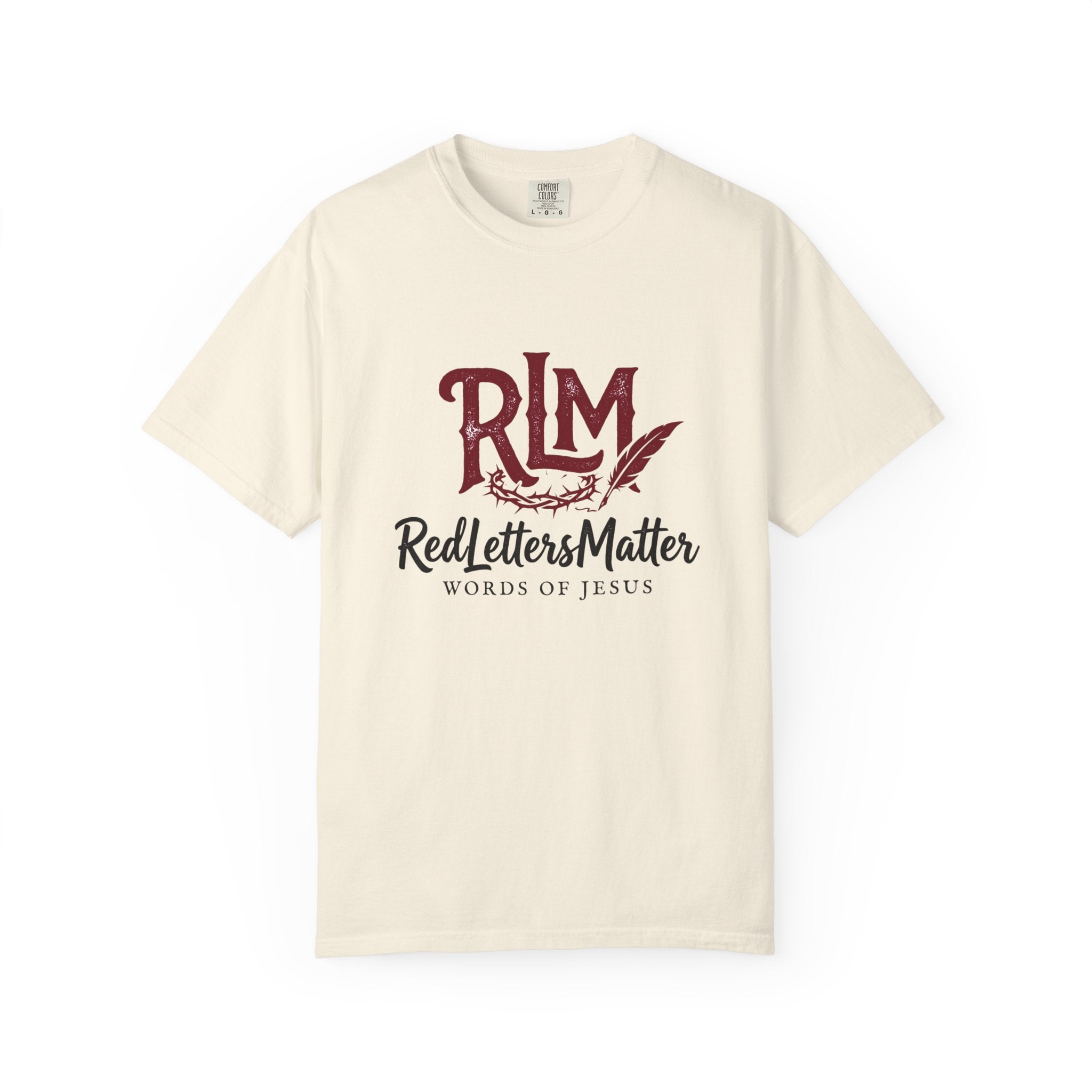 Red Letters Matter - John 3:16 Comfort Colors Tee