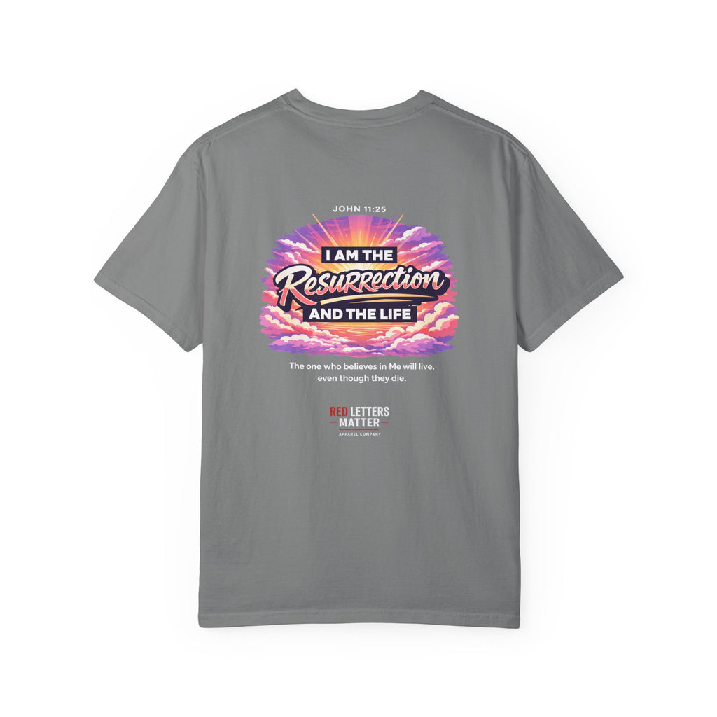 Christian Basketball — "He Is Rizzin'" Resurrection (Easter) -Unisex Comfort Colors