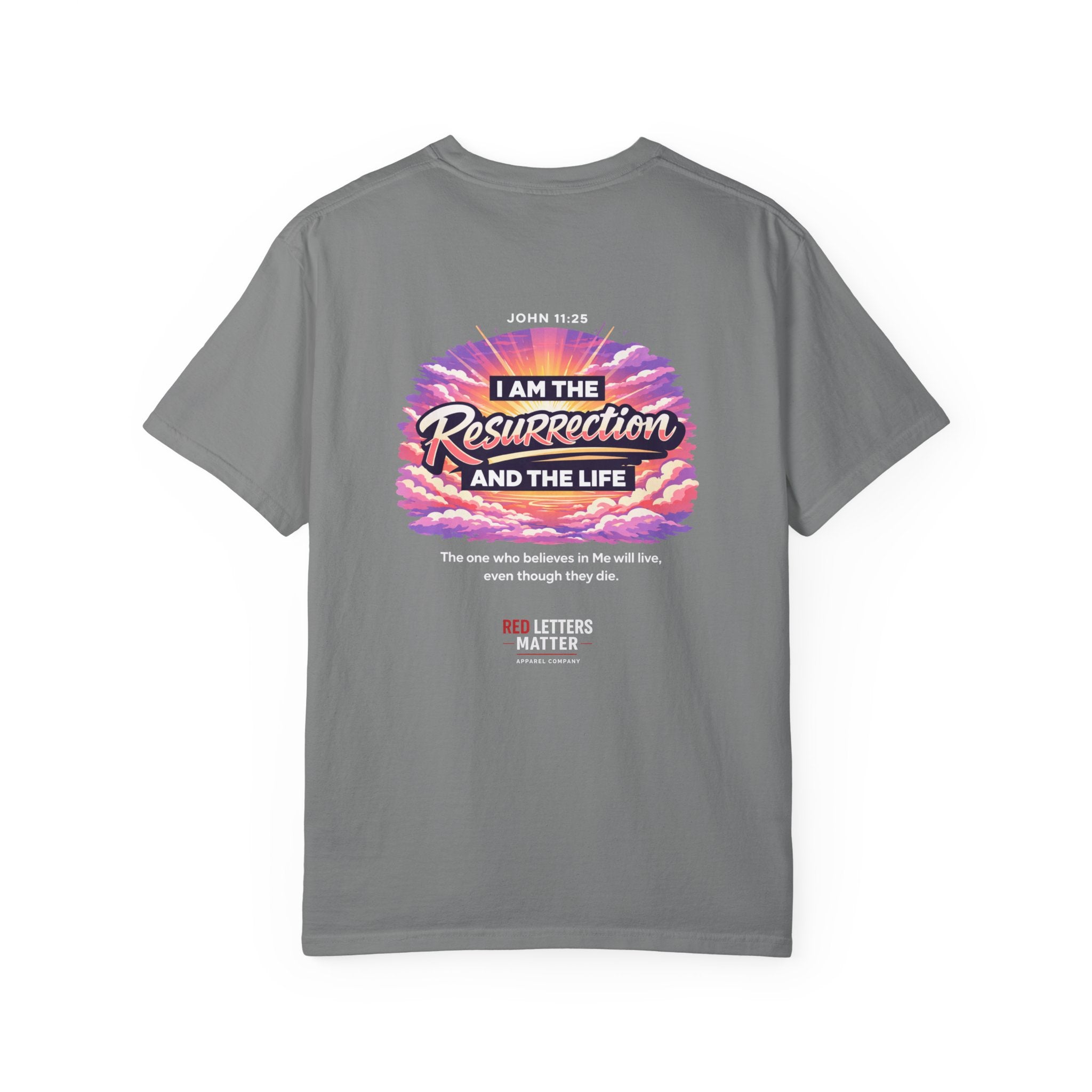 Christian Basketball — "He Is Rizzin'" Resurrection (Easter) -Unisex Comfort Colors