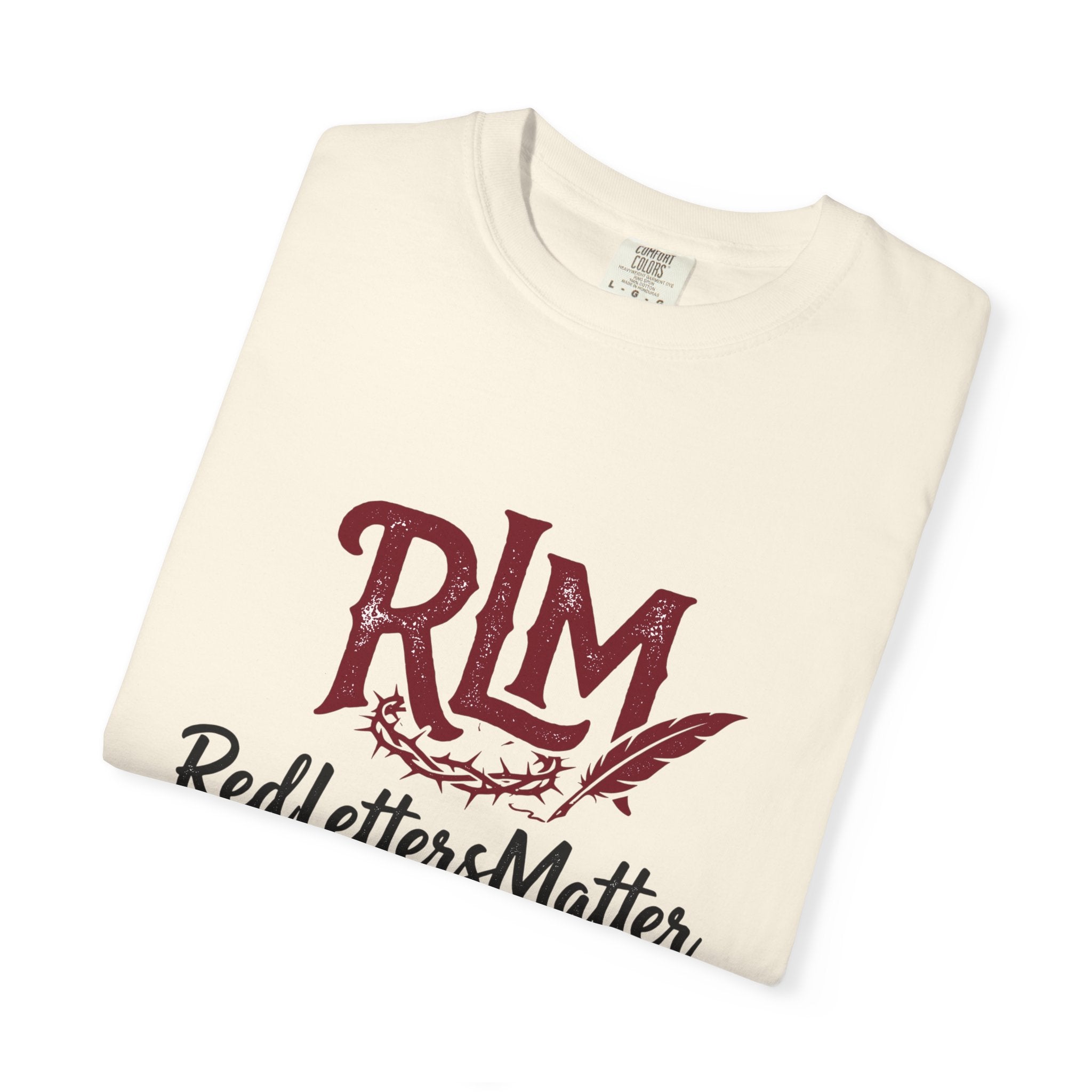 Red Letters Matter - John 3:16 Comfort Colors Tee