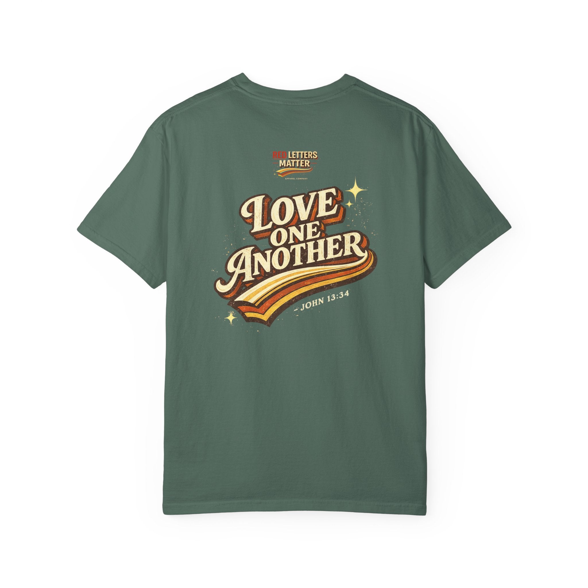Unisex - Jesus Loves You "Love One Another" Comfort Colors T-Shirt