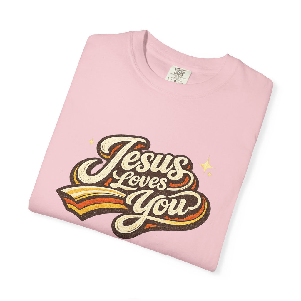 Unisex - Jesus Loves You "Love One Another" Comfort Colors T-Shirt