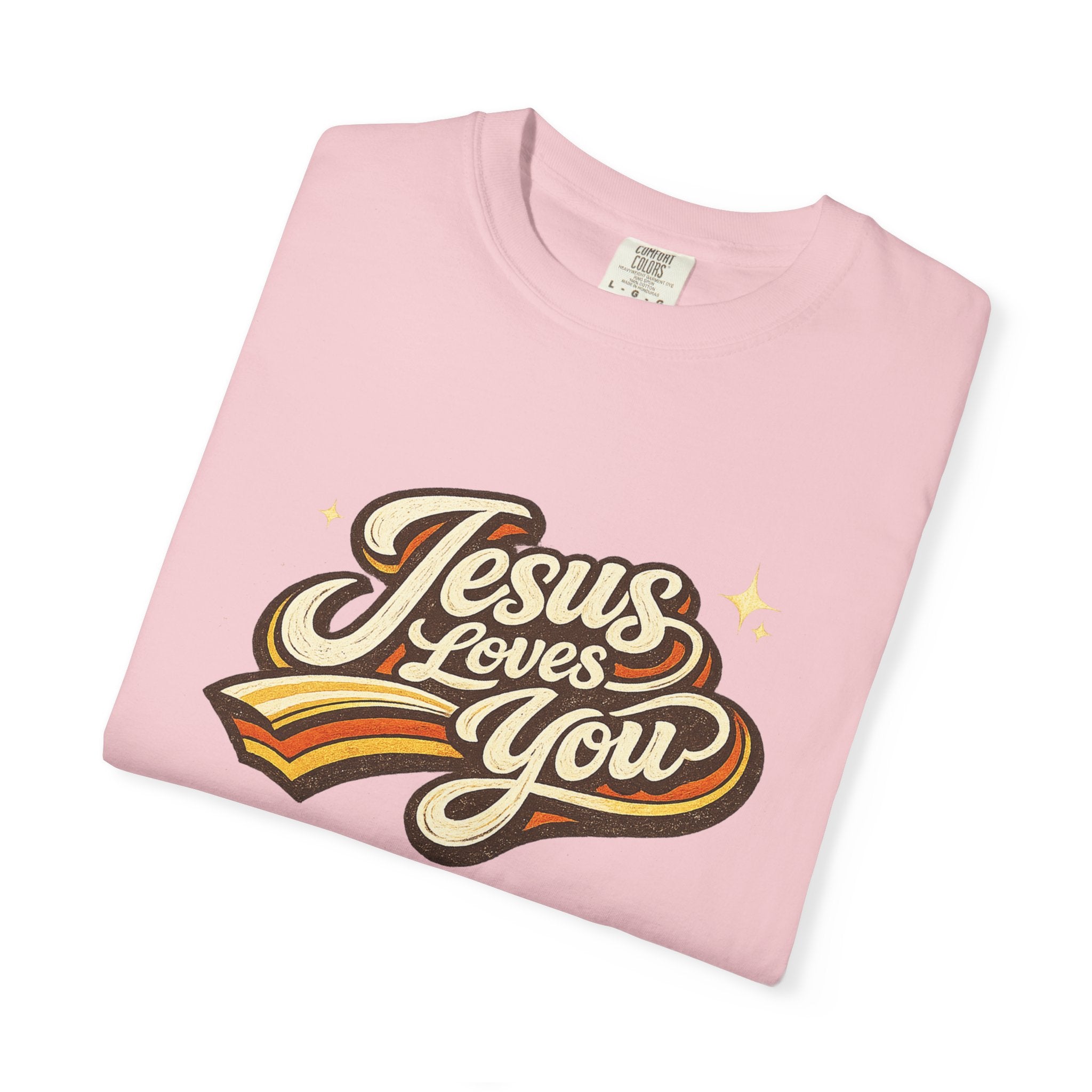 Unisex - Jesus Loves You "Love One Another" Comfort Colors T-Shirt
