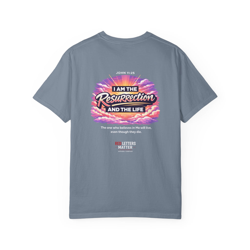 Christian Basketball — "He Is Rizzin'" Resurrection (Easter) -Unisex Comfort Colors
