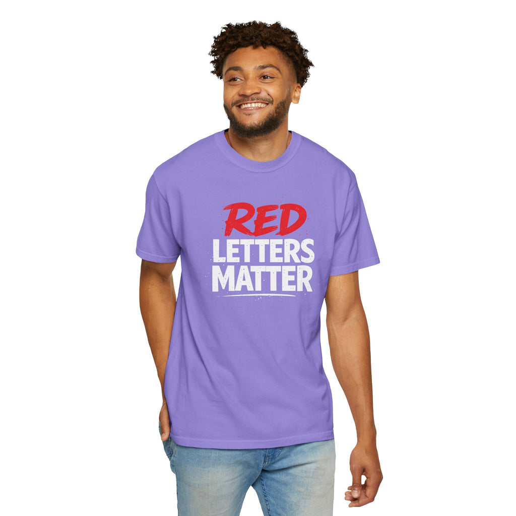 Red Letters Matter — Matthew 5:44 "Love Your Enemies" - Comfort Colors Tee