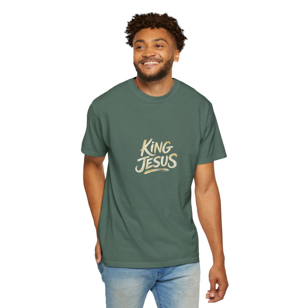 King Jesus T-Shirt — "All Hail King Jesus" - Comfort Colors - Unisex