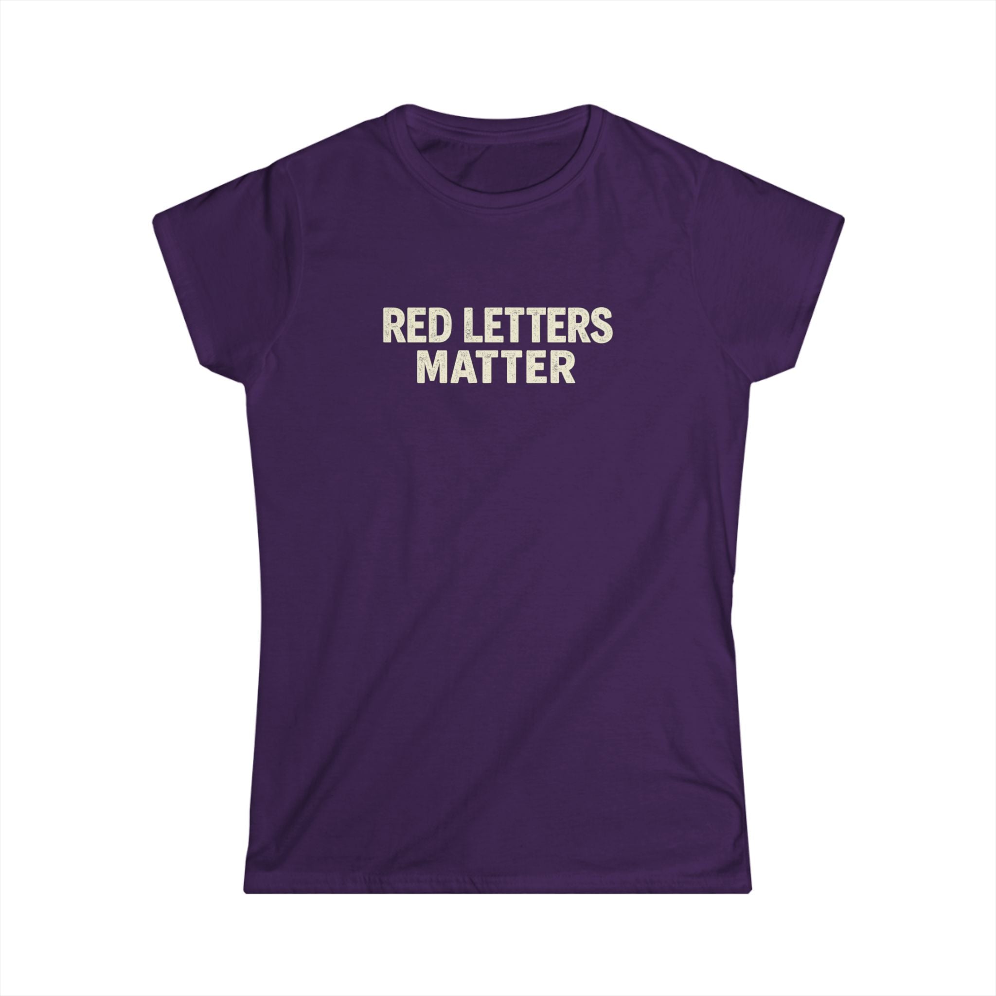 Women's Fit "Red Letters Matter" — Matthew 22:39 Christian - Gildan 64000L T‑Shirt