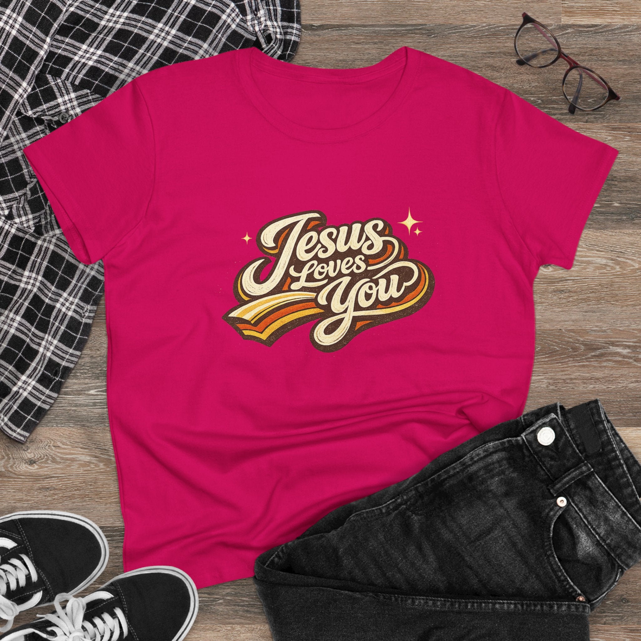 Women's - Jesus Loves You "Love One Another" Gildan T-Shirt