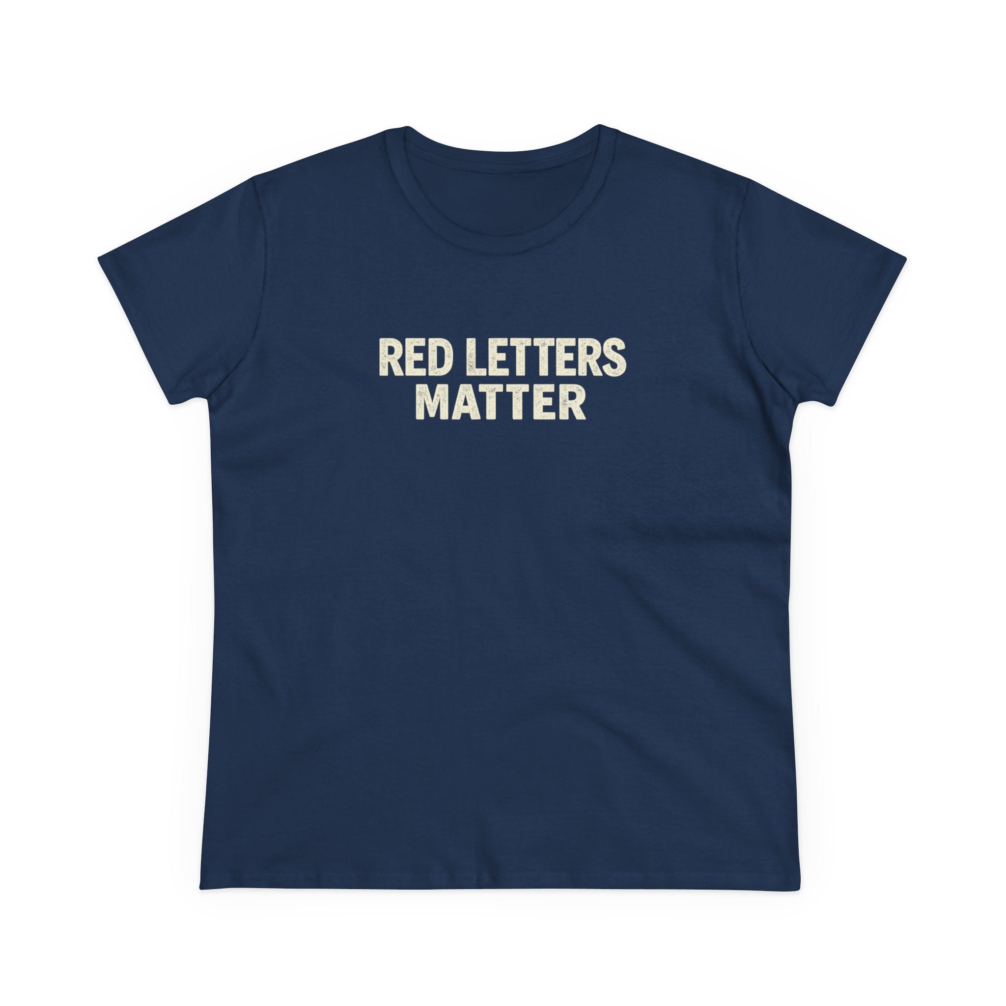 Women's Christian Scripture Gildan Tee— "Red Words Still Speak" (Matthew 24:35)