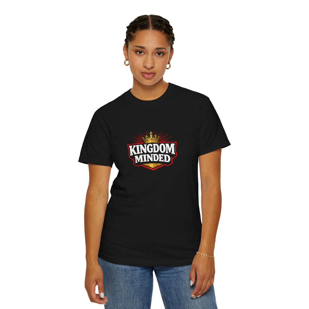 Unisex - Kingdom Minded T-Shirt — "Not About Me, Not About You, It Is About Him" Comfort Colors Tee